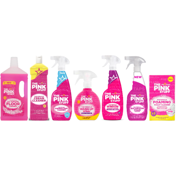  Stardrops - The Pink Stuff - The Miracle Multi-Purpose Cleaning  Spray 750ml 3-Pack Bundle (3 Multi-Purpose Spray) : Health & Household