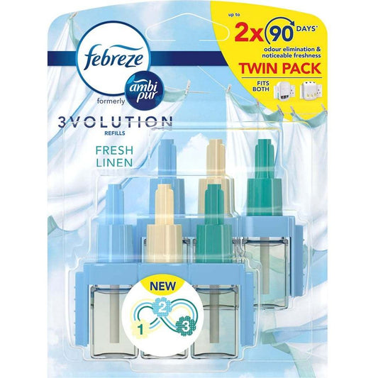 Febreze 3Volution Refill Fresh Linen 2x20 ml