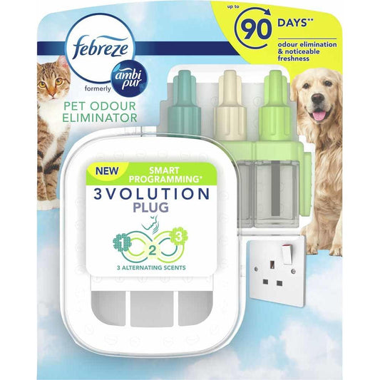 Febreze 3Volution Air Freshener Starter Kit Pet Odour Eliminator