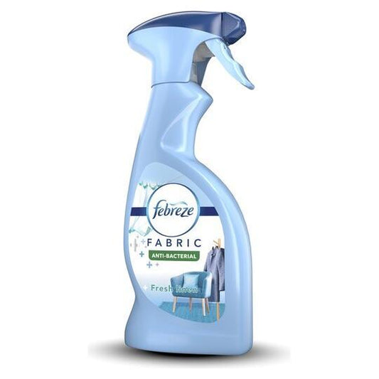 Febreze Antibacterial Fabric Refresher Spray Fresh Linen 375ml
