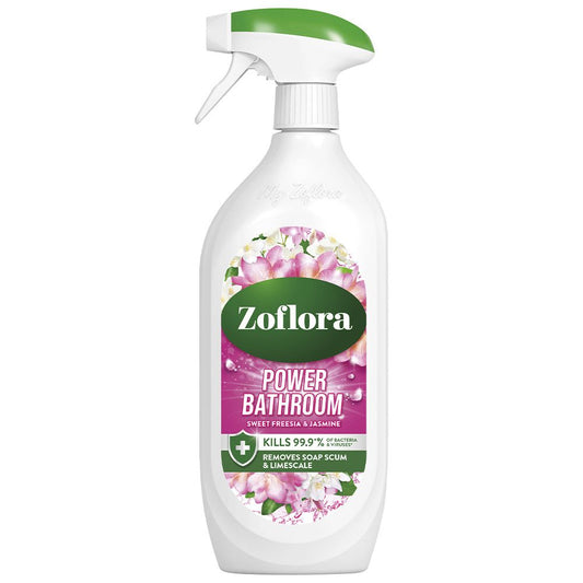 Zoflora Power Barhroom Cleaning Spray, Sweet Freesia & Jasmine, 800ml