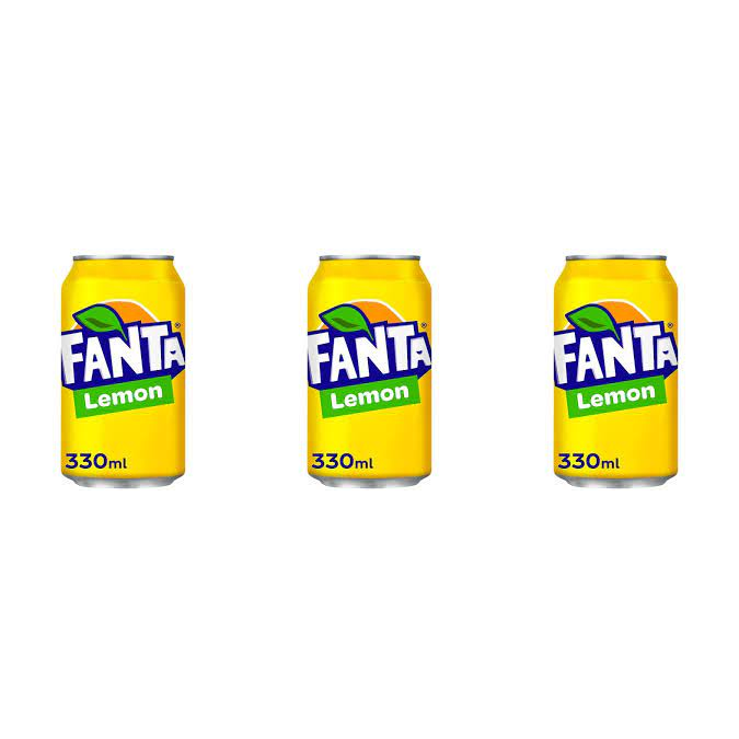 3 x Fanta Lemon -330Ml