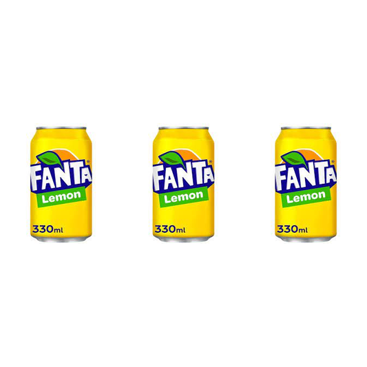 3 x Fanta Lemon -330Ml