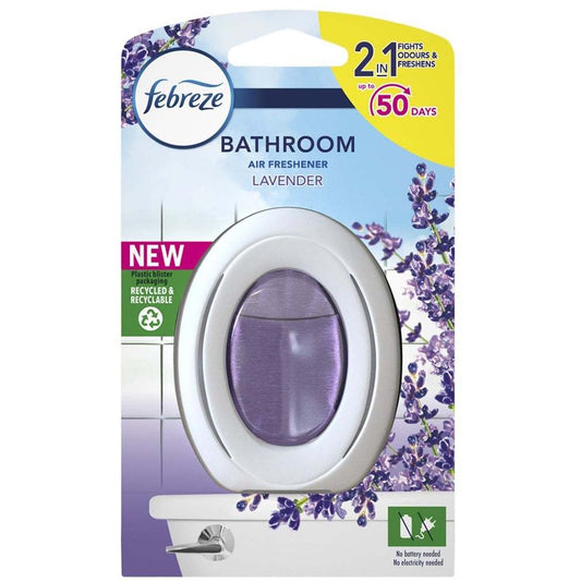 Febreze Bathroom Air Freshener, Spaces Refresher,Lavender 7.5ml.