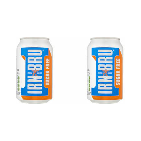 2 x Barr Sugar Free Irn-Bru 330ml.