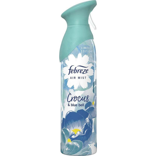 Febreze Air Mist Freshener Spray, Crocus & Bluebell Fragrance, 300 ml