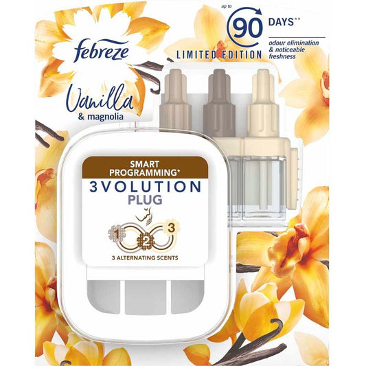 Febreze 3Volution Air Freshener Starter Kit Vanilla&Magnolia