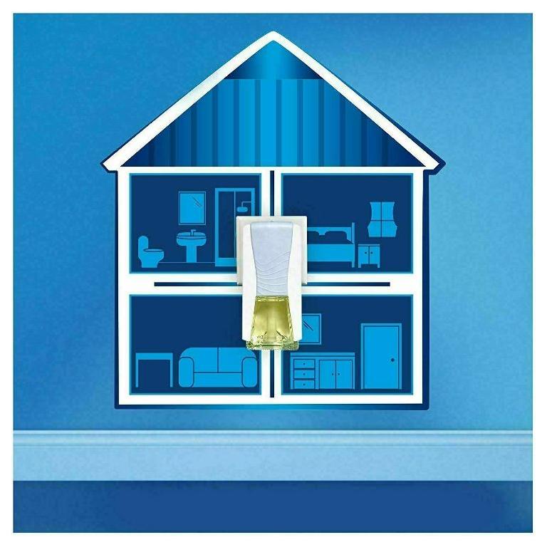 Febreze Ambi Pur Plug Air Freshener Plug-in Unit Case & Plug in Refill, Cotton Fresh Scent