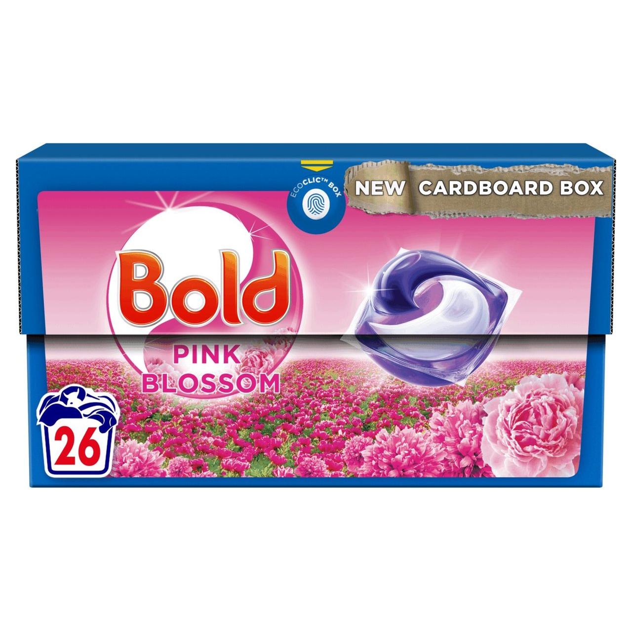 Bold & Lenor Laundry Washing Pack, Pink Blossom Scent: Washing Capsules & Fabric Conditioner