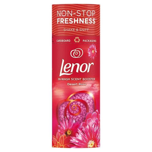 Lenor in-Wash Scent Booster Beads, Laundry Perfume, 176gr, Desert Rose Scent