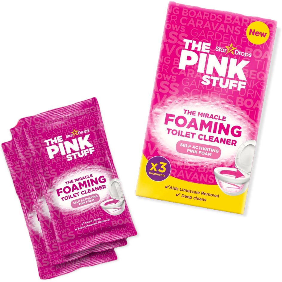 The Pink Stuff, The Miracle Foaming Toilet Cleaner (1pk contains 3 x 1