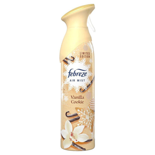 Febreze Air Mist Freshener Spray, Vanilla Cookie Fragrance, 300ml