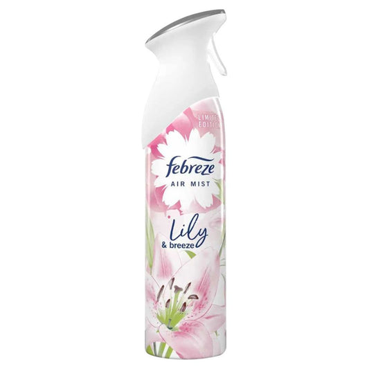 Febreze Air Mist Freshener Spray, Lily & Breeze Fragrance, 300ml