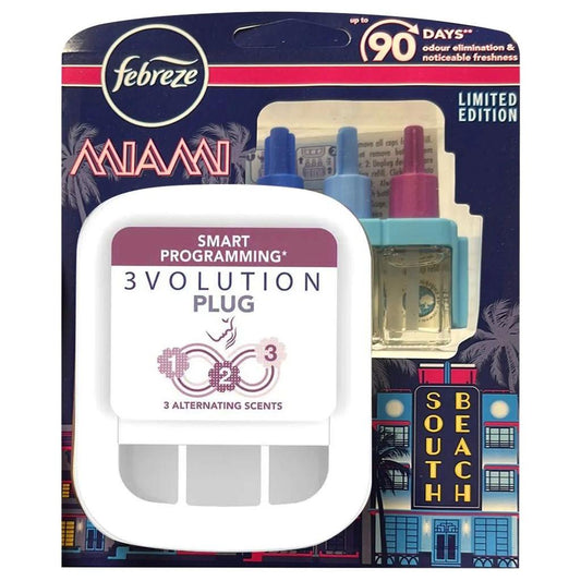 Febreze 3Volution Air Freshener Starter Kit Miami South Beach Scent