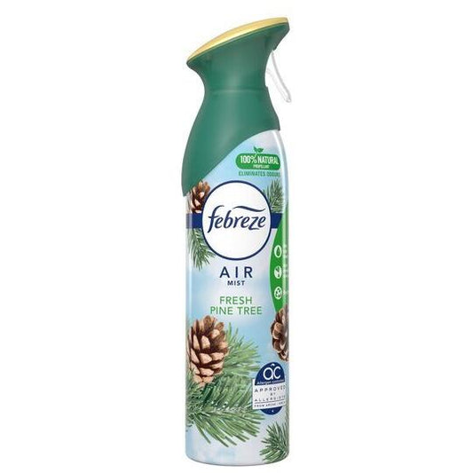 Febreze Air Mist Freshener Spray, Fresh Pine Tree Fragrance, 300ml