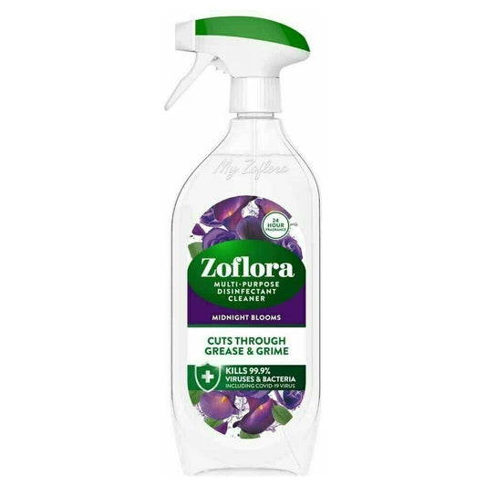 Zoflora Multipurpose Disinfectant Cleaner Spray, Midnight Blooms Scent, 800ml