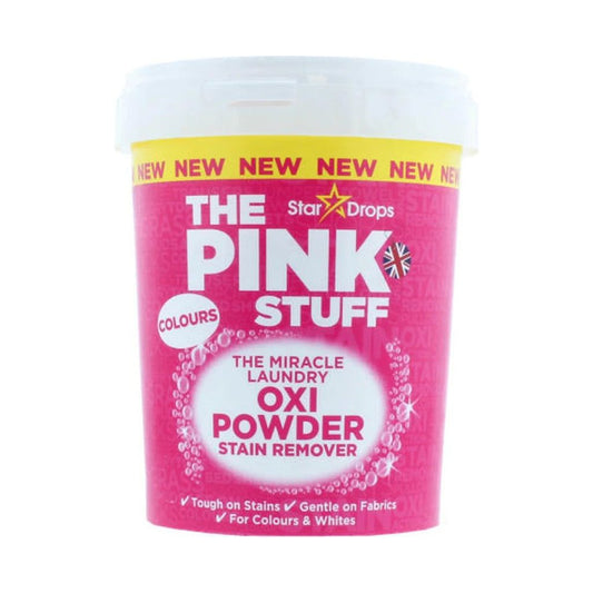 The Pink Stuff, The Miracle Laundry Stain Remover Oxi Powder for Colours & Whites, 1Kg