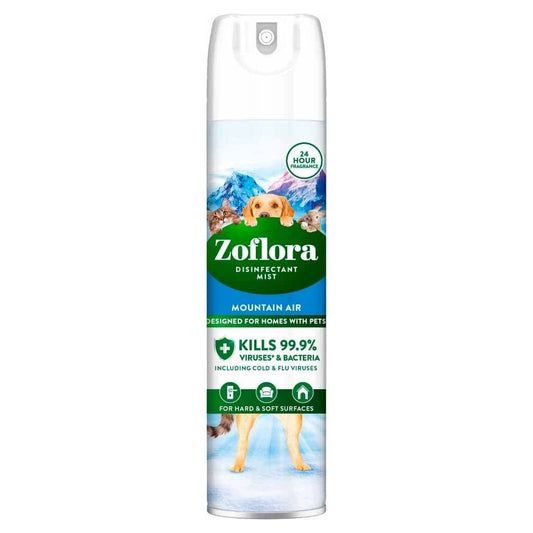 Zoflora Disinfectant Mist Air Spray, Mountain Air Scent,300ml