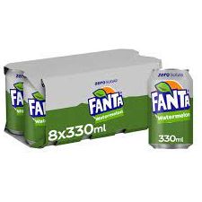 Fanta Zero Watermelon 8x330ml