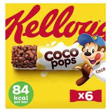 Kellogg's Coco Pops Cereal Bar 6 X 20G
