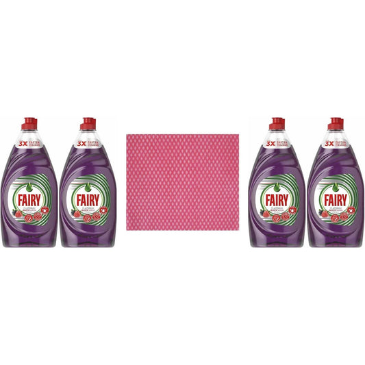 Fairy Platinum,Quick Wash,Washing Up Liquid 820ml.Wild Berry