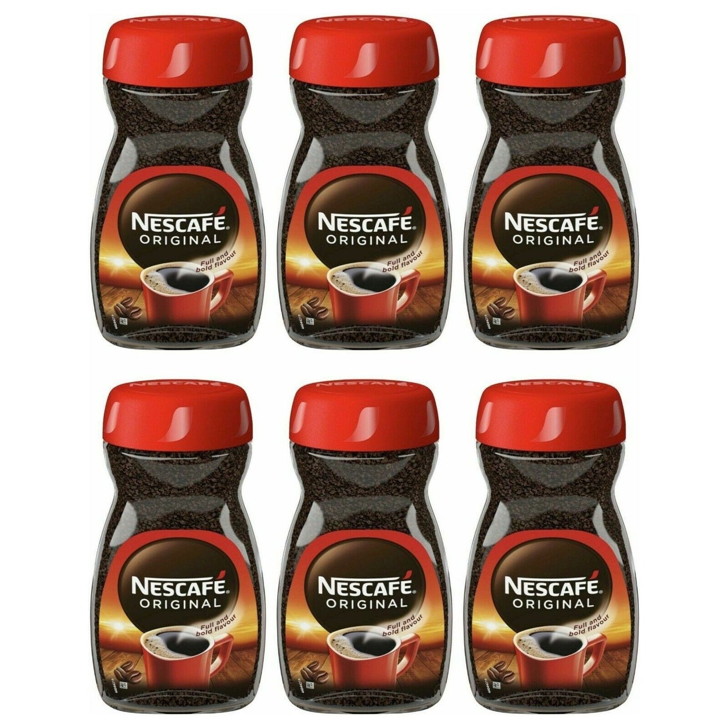 6 x Nescafe Original Instant Coffee 100g