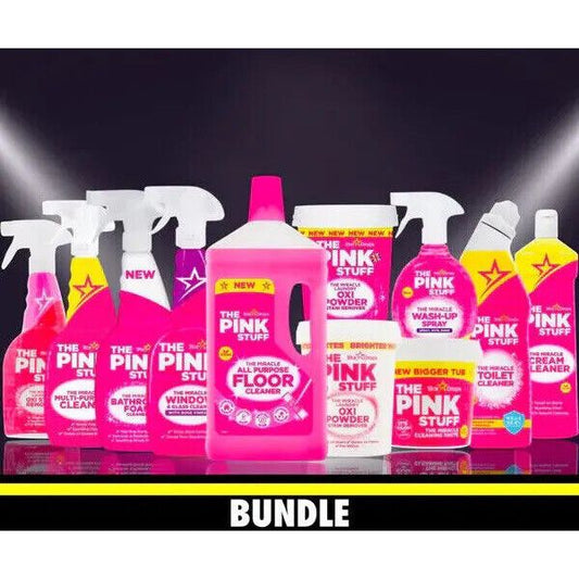 The Pink Stuff The Miracle New Bundle Pack for Your Home -11 pieces set