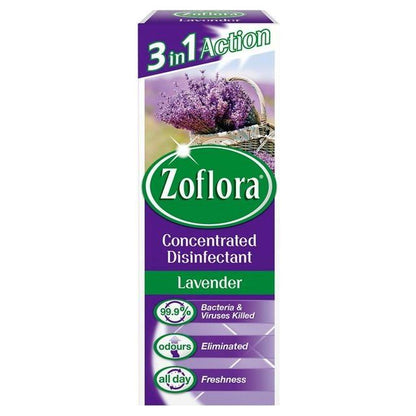 Zoflora Concentrated Multipurpose Disinfectant Lavender 120ml.