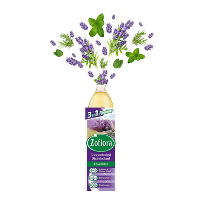 Zoflora Concentrated Multipurpose Disinfectant Lavender 120ml.